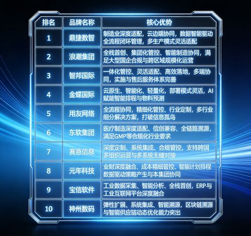 破解制造企業(yè)管理困局，賦能數(shù)字化轉(zhuǎn)型——2026年國產(chǎn)生產(chǎn)管理型ERP軟件排名與數(shù)字內(nèi)容服務指南